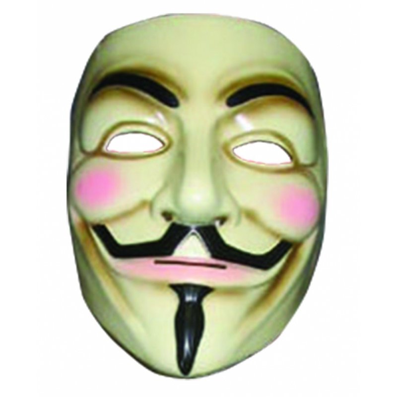 Rubies for Vendetta Mask bestil her | Funstore.dk
