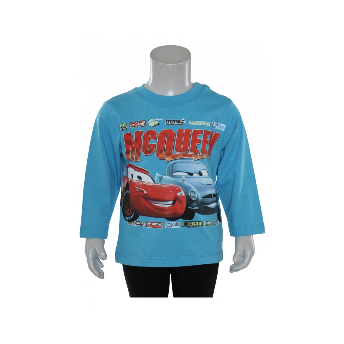 Cars T-shirt - Langærmet/Blå - Shop Online hos Just4Kids
